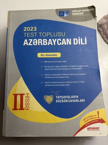 тесты по истории азербайджана 5 класс: Азербайджанский язык Тесты 11 класс, ГЭЦ, 2 часть, 2023 год at lalafo.az тесты по истории азербайджана 5 класс: Азербайджанский язык Тесты 11 класс, ГЭЦ, 2 часть, 2023 год