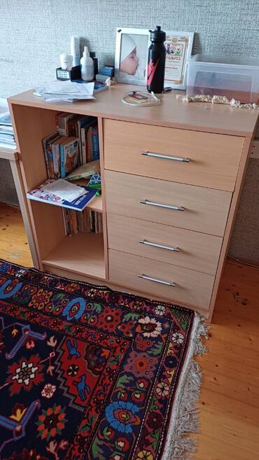 Uşaq və gənc otağı üçün dəstlər: Oğlan və qız üçün, Yeni, Təknəfərlik çarpayı, Komod — 15