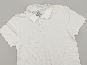 spodnie dresowe z niskim krokiem: Polo shirt for men, L (EU 40), John Devin, condition - Perfect