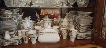 Nahar dəstləri və servizlər: Nahar dəsti, rəng - Ağ, Farfor — 14