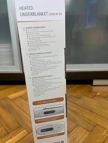 Masažni jastuci i prostirke: SENSIPLAST električna poddeka (Heated Underblanket) SWUB 85 D3 - — 5