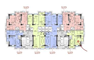 1700: 2 комнаты, 79 м², Асанбай мкр Элитка, 12 этаж, ПСО (под самоотделку) — 2