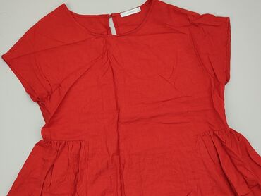 czerwona bluzki z różą: Blouse, Reserved, L (EU 40), condition - Very good