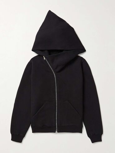 толстовки мужские с капюшоном: Rick Owens Mountain zip hoodie 
Сост 10/10
размер L,XL