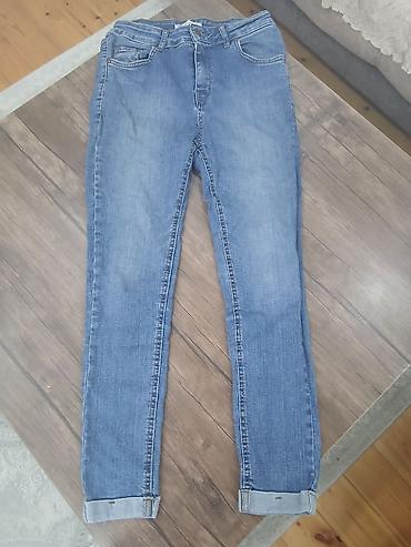 opel t: Jeans Style markalı qadın cins şalvarı uzunluq 78 sm - Model: dar — 2