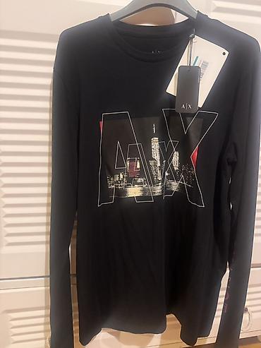 canta armani: Futbolka, Armani Exchange, M, rəng - Qara — 1
