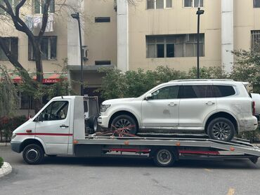 Услуги эвакуатора: Эвакуатор/перевозка авто на платформе - Бортовой эвакуатор Mercedes — 37