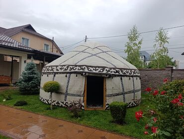 настольные: Аренда юрты, Каркас Деревянный, 65 баш, С полом, Стол
