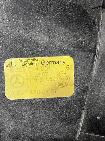 w211 duman: Komplekt, Duman əleyhinə faralar, Mercedes-Benz, Orijinal, Almaniya, Yeni — 3