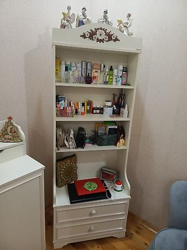 etajer: Ağ rəngli uşaq/yeniyetmə otağı mebel dəsti Tərkibi: - Tək nəfərlik — 3