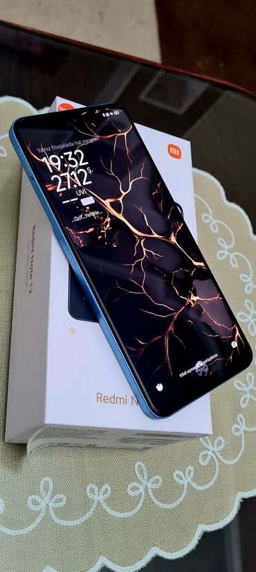 Redmi: Redmi Note 12, 256 GB, rəng - Göy, Zəmanət, Sensor, Barmaq izi — 2