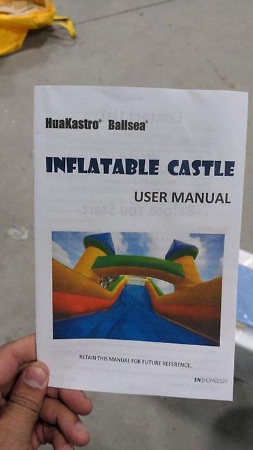 Sve za dečije igralište: Naduvavajući dvorac za skakanje sa toboganom – „Coconut Tree Castle“ — 6