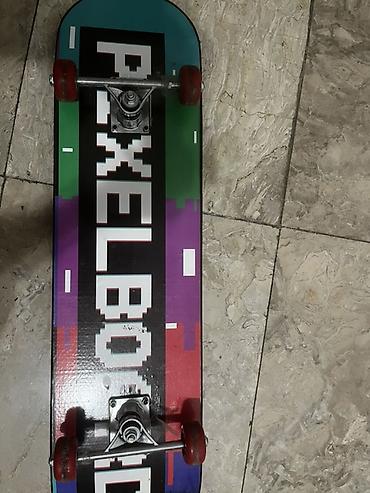 rulman: Skateboard – “PIXEL BOARD” dizaynlı - Gövdə: Rəngli piksel qrafikalı — 3