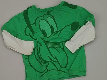 koszulki z długim rękawem dla chłopca: Блузка, Disney, 9-12 міс., стан - Хороший
