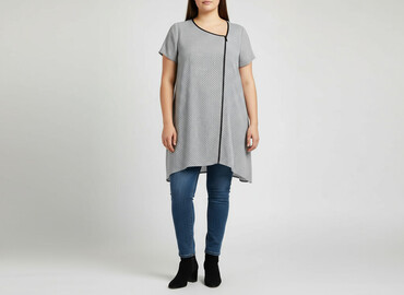 modne bluzki plus size: Pretty Girl, Sukienka damska, rozmiar XL