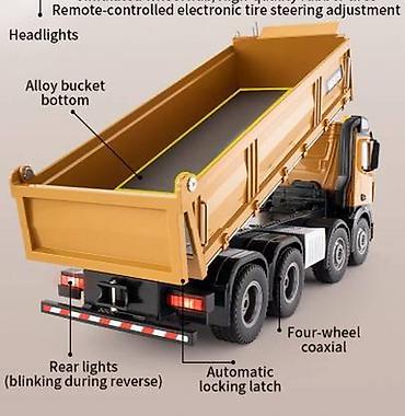 oyuncaq kamazlar: Rc Car Huina 1536 Dump Truck ozubosaldan masin.Li-ion doldurula bilen — 6