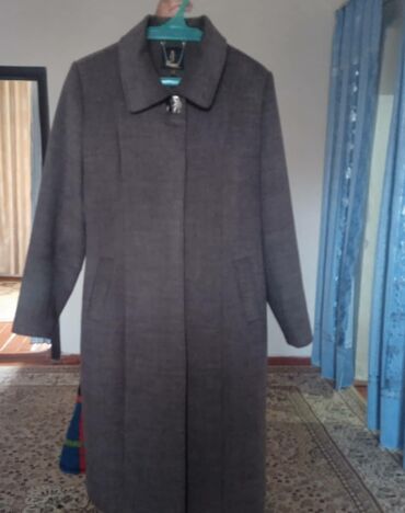 сток одежда: Пальто, Длинная модель, Приталенная модель, 8XL (EU 56)
