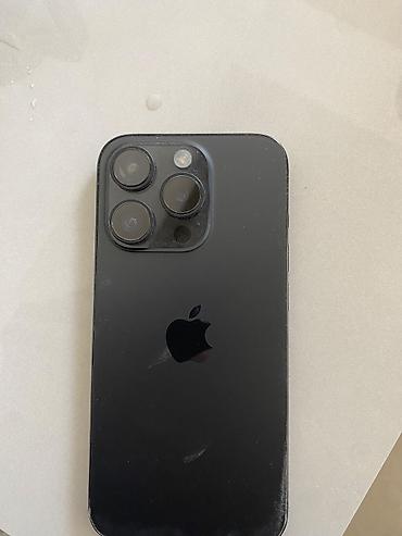 IPhone 15 Pro, Б/у, 128 ГБ, Black Titanium, Чехол, 83 %
