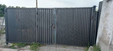 квадрат металл: Ворота | Распашные, | Металлические, Б/у, Гарантия