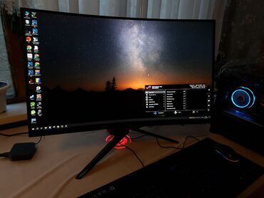 Мониторы: Монитор, Asus, Б/у, 31" - 32" — 11