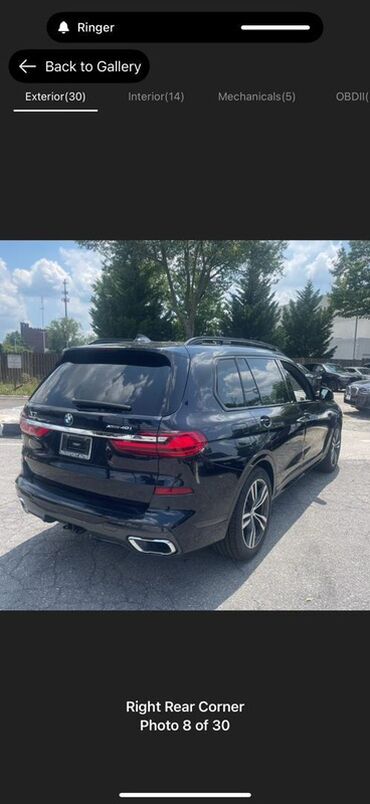 BMW: BMW X7: 2019 г., 3 л, Бензин, Внедорожник — 9