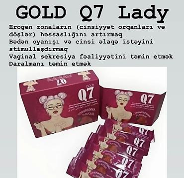 Məhsul: GOLD Q7 Lady – qadınlar üçün stimullaşdırıcı jel (saşe