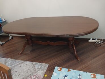 açılan masa modelleri: Qonaq masası, İşlənmiş, Açılan, Oval masa