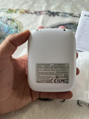 duyu aparati: C9 Portativ Mini Termal Printer Simsiz BT 200Dpi Foto Etiket və s — 7