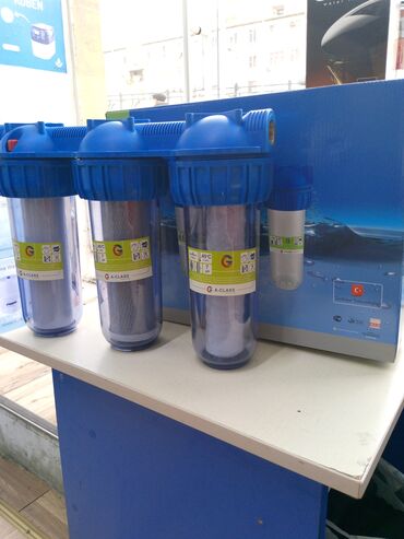 Su filtrləri: Puretech su filtrləri üçün kartriclər dəsti. Dəstdə 3 önləyici filtr — 31