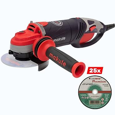 Elektrik əl alətləri: №: 3025 Məhsulun adı: Cilalama maşını Makute AG010 UM-S80, 125/1400 — 1