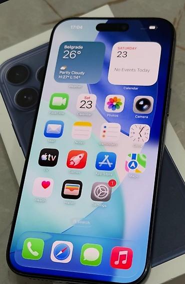 ıphone 16 pro max: IPhone 17 Pro Max, 256 GB, Mavi, Zəmanət — 2