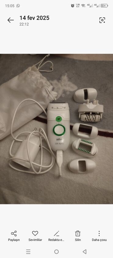 qaz sobasi ve qiymeti: Epilyator, Braun, Bədən üçün, İşlənmiş, Pulsuz çatdırılma