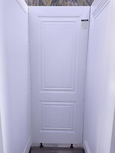 Ağ klassik interyer qapısı - Rəng: qar kimi ağ, mat səth - Üslub