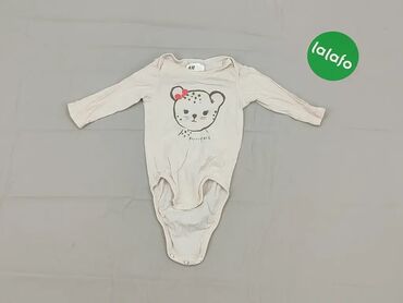 białe body niemowlęce: Body, H&M, 0-3 m, 
stan - Dobry