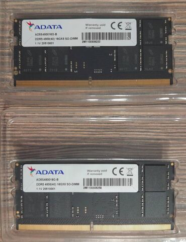 оперативная память скупка: Оперативная память, Б/у, ADATA, 32 ГБ, DDR5, 4800 МГц, Для ноутбука