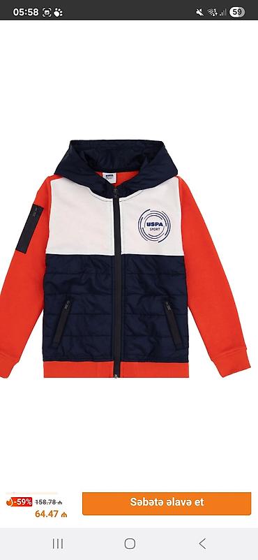 panda paltarı: US Polo Assn USPA Sport uşaq üst geyimi (13–14 yaş üçün ideal) - — 1