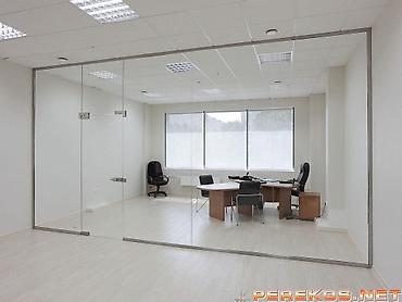 Перегородки на заказ: На заказ Цельностеклянная перегородка, Для офиса, Бронированное стекло, Монтаж, Демонтаж, Бесплатный замер — 19