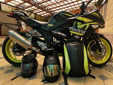 шлем для мотоцикла бишкек цена: Спортбайк Kawasaki, 400 куб. см, Бензин, Чоңдор үчүн, Колдонулган