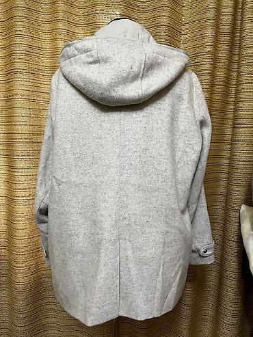 nike tech flecce: Пальто, Дафлкот, Осень-весна, Короткая модель, С капюшоном, L — 3