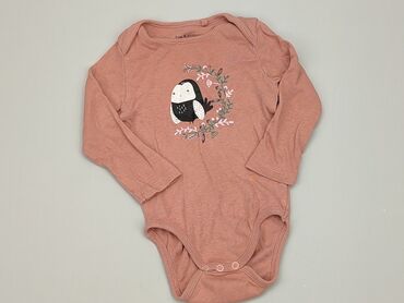 różowe body niemowlęce: Body, Fox&Bunny, 9-12 m, 
stan - Dobry