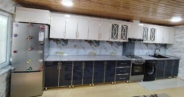 Sifarişlə mətbəx mebeli: Mətbəx mebeli – sifarişlə hazırlanır - Standart hündürlükdə — 4