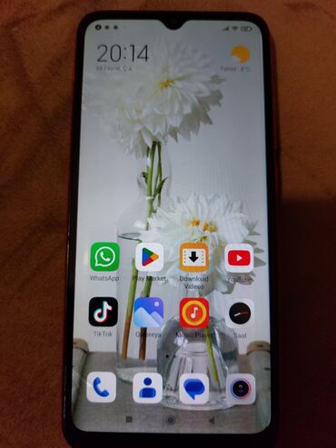 qaz pilite: Xiaomi Redmi 9C, 32 GB, rəng - Narıncı, 
 Sensor, Barmaq izi