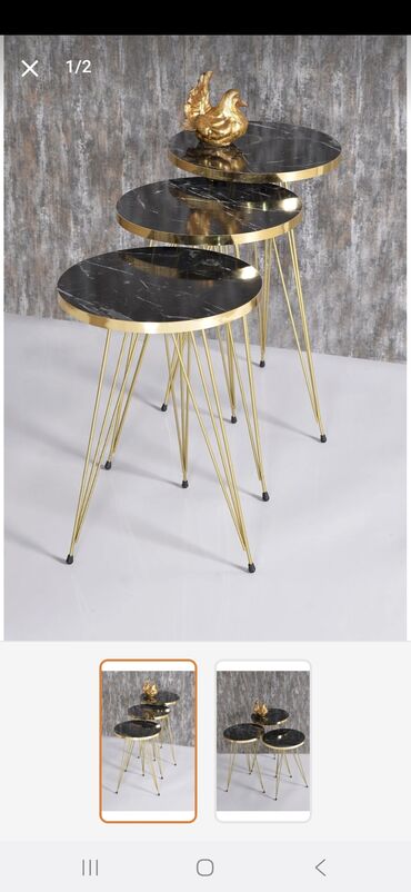 faizsiz kreditle metbex mebeli: Jurnal masası, Yeni, Açılmayan, Mərmər, Yumru masa