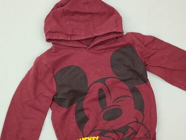 czarna bluzka dzianinowa: Bluza, Disney, 5-6 lat, 110-116 cm, stan - Dobry