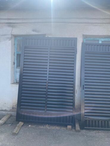 Откатные ворота: Металлические, Автоматические, Для частного дома, Для магазина, Для холодильника, С калиткой, Оптом, Новый, Бесплатная установка — 21