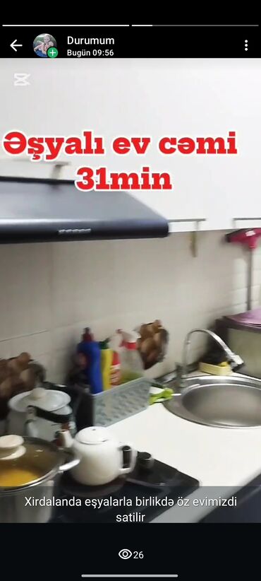 Həyət evləri və villaların satışı: Xırdalanda əşyalarla birlikdə satılan həyət evi.Kim istese yazsin -da lalafo.az — 3 Həyət evləri və villaların satışı: Xırdalanda əşyalarla birlikdə satılan həyət evi.Kim istese yazsin — 3