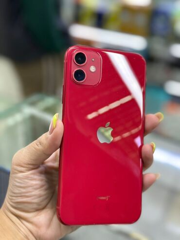 Apple iPhone: IPhone 11, Б/у, 64 ГБ, Красный, Защитное стекло, Чехол, В рассрочку