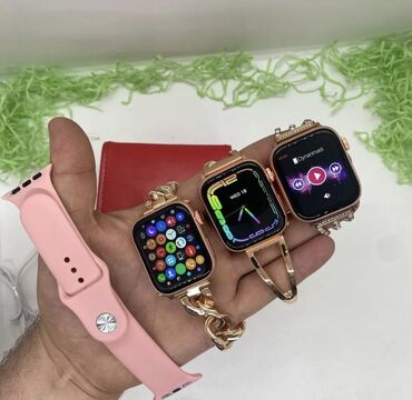 apple watch 4 44: Apple Watch 7 Premium 2-kəmərli Endirim 75 AZN yox,40AZN ENDİRİM