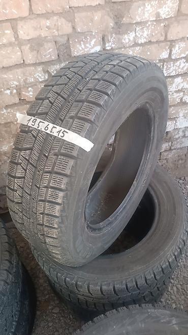 бир: Шиналар 185 / 65 / R 15, Кыш, Колдонулган, Жеңил унаалар, Жапония, Dunlop — 6