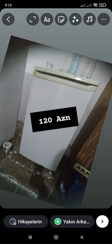 Qabyuyan maşınlar: İşlənmiş 2 qapılı Hisense Soyuducu Satılır